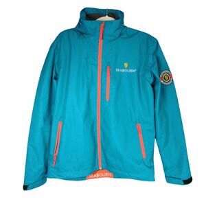 Seabourn Jacket Mens XS Blue Ultimate Alaska Waterproof Hood